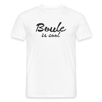 Boule is cool! Bouler Outfit Boule Kugeln - Männer T-Shirt - Weiß - Vorne - AI Model Male 178 dark (178cm)