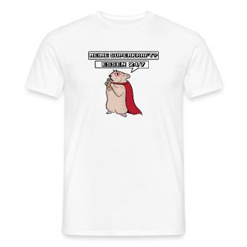 Rat, Lap Animal, Déclaration, Animaux de compagnie, Animaux de compagnie - T-shirt homme - blanc - Devant - AI Model Male 178 dark (178cm)