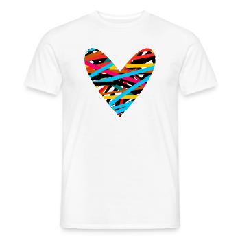HAPPY NEW YEAR. SAINT SYLVESTER. NEW YEAR - Men's T-Shirt - white - Front - AI Model Male 178 dark (178cm)