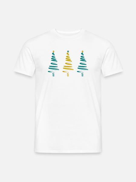 WEIHNACHTEN. FROHE WEIHNACHTEN. FROHE WEIHNACHTEN. NEUJAHR - Männer T-Shirt - Weiß