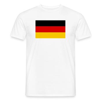 Deutschland - Männer T-Shirt - Weiß - Vorne - AI Model Male 178 dark (178cm)