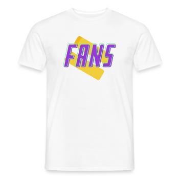 fans - T-shirt homme - blanc - Devant - AI Model Male 178 dark (178cm)