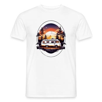 Campeur - T-shirt homme - blanc - Devant - AI Model Male 178 dark (178cm)