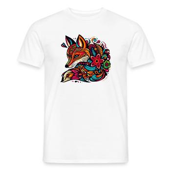 Renard - T-shirt homme - blanc - Devant - AI Model Male 178 dark (178cm)
