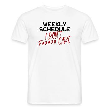 Lebensabend Statement Ruhestand Freiheit Senior - Männer T-Shirt - Weiß - Vorne - AI Model Male 178 dark (178cm)