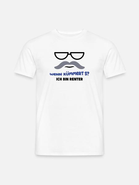 Ruhestand Statement Pensionist Pension Abschied - Männer T-Shirt - Weiß