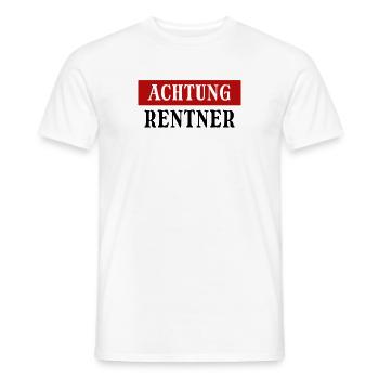 Abschied Ruhestand Statement Rentner Freiheit - Männer T-Shirt - Weiß - Vorne - AI Model Male 178 dark (178cm)