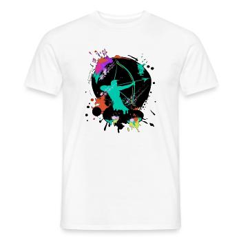 Archery - Männer T-Shirt - Weiß - Vorne - AI Model Male 178 dark (178cm)