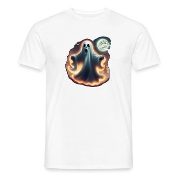 Fantôme d’Halloween - Printflow - T-shirt homme - blanc - Devant - AI Model Male 178 dark (178cm)