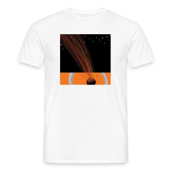 Sternenfeuer in der Schlucht - Männer T-Shirt - Weiß - Vorne - AI Model Male 178 dark (178cm)