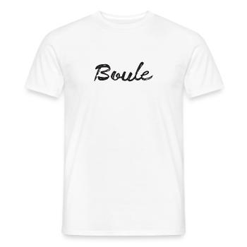 Boule Power! Bouler Outfit Boule Kugeln Petanque - Männer T-Shirt - Weiß - Vorne - AI Model Male 178 dark (178cm)