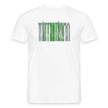 Wüpfestürma - Wipfelstürmer, Wald, Natur - Männer T-Shirt - Weiß - Vorne - AI Model Male 178 dark (178cm)