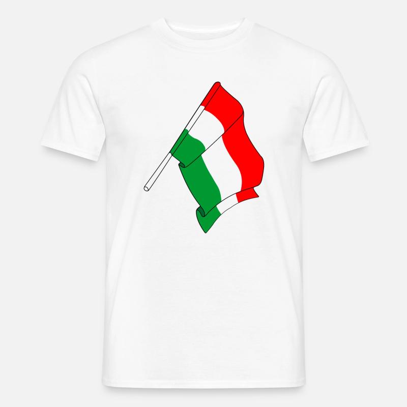Flagge Ungarn - Männer T-Shirt - Weiß