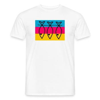 RETIREMENT. HAPPY RETIREMENT. HAPPY RETIREMENT - Men's T-Shirt - white - Front - AI Model Male 178 dark (178cm)