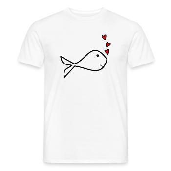 RUHESTAND. ALLES GUTE FÜR DEN RUHESTAND. ALLES GUTE FÜR DEN RUHESTAND. HERZ - Männer T-Shirt - Weiß - Vorne - AI Model Male 178 dark (178cm)
