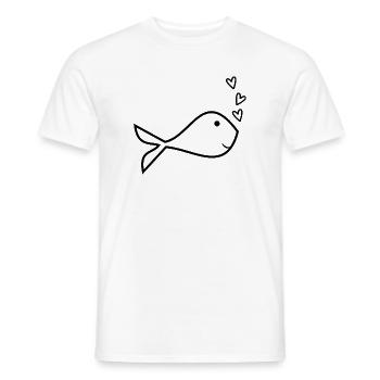 RETIREMENT. HAPPY RETIREMENT. HAPPY RETIREMENT. HEART - Men's T-Shirt - white - Front - AI Model Male 178 dark (178cm)