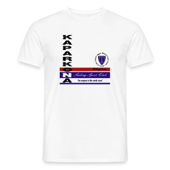 Rügen Segel Klub Emblem - Männer T-Shirt - Weiß - Vorne - AI Model Male 178 dark (178cm)