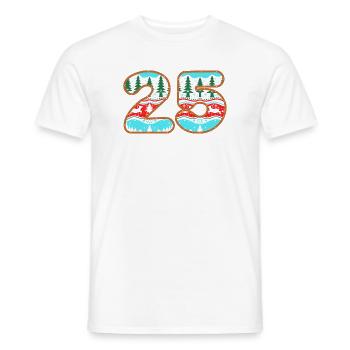 25 décembre, pull moche, Noël, joyeux Noël - T-shirt homme - blanc - Devant - AI Model Male 178 dark (178cm)