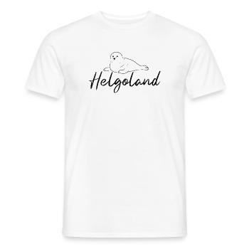 Heligoland Seal - Men's T-Shirt - white - Front - AI Model Male 178 dark (178cm)