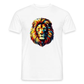 León - Camiseta hombre - blanco - delante - AI Model Male 178 dark (178cm)