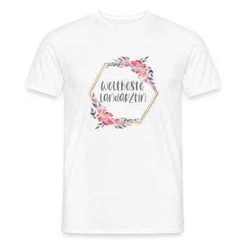Landärztin Ärztin Doktorin Beruf Geschenk - Männer T-Shirt - Weiß - Vorne - AI Model Male 178 dark (178cm)