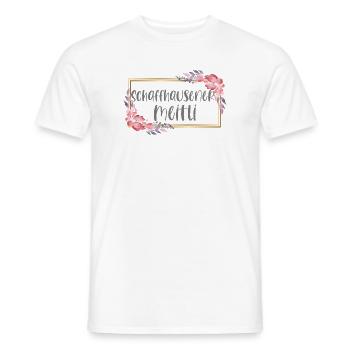 Switzerland Schaffhausen Girl Homeland Gift - Men's T-Shirt - white - Front - AI Model Male 178 dark (178cm)