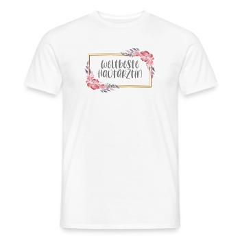 Hautärztin Ärztin Doktorin Beruf Geschenk - Männer T-Shirt - Weiß - Vorne - AI Model Male 178 dark (178cm)