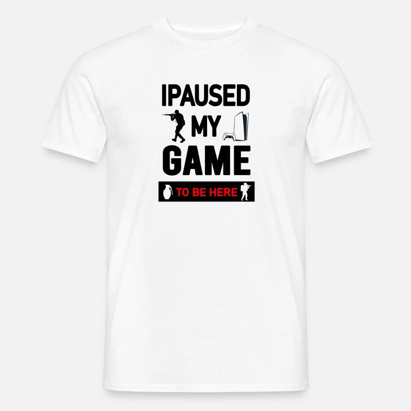 Gaming Console and Controller Graphic Design - Men’s T-shirt - white