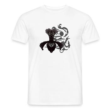orchideen, tribals, gothic designs - Männer T-Shirt - Weiß - Vorne - AI Model Male 178 dark (178cm)