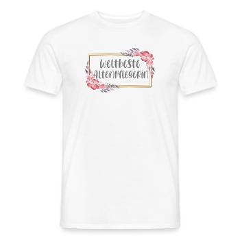 Altenpflegerin Pflegerin Mädchen Geschenk - Männer T-Shirt - Weiß - Vorne - AI Model Male 178 dark (178cm)