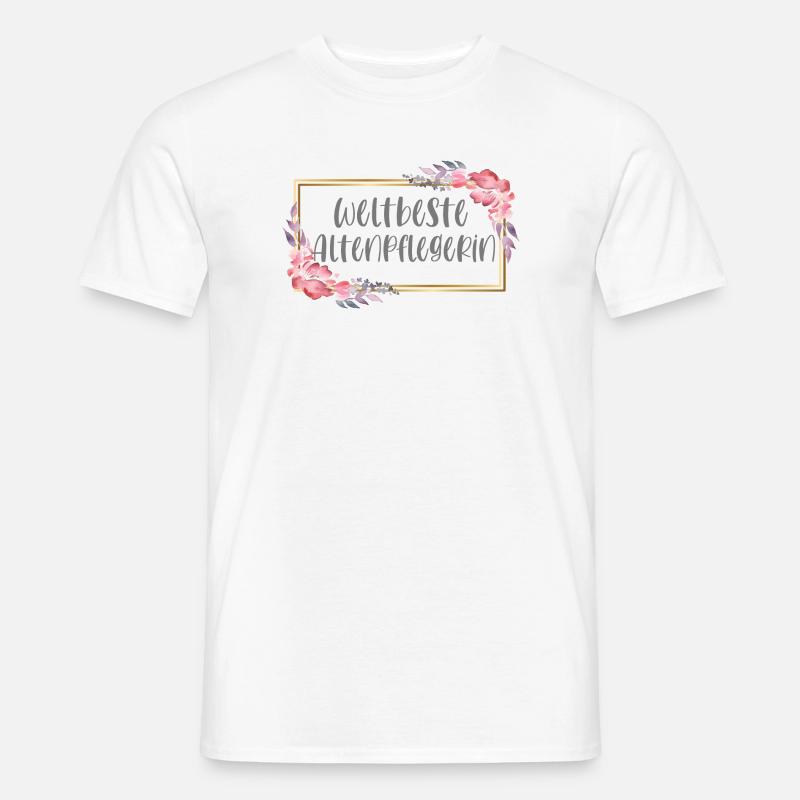 Altenpflegerin Pflegerin Mädchen Geschenk - Männer T-Shirt - Weiß