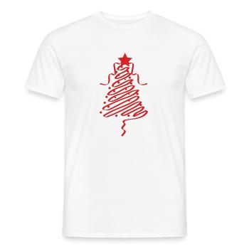 Frohe weihnachten Frohe weihnachten Frohe weihnach - Männer T-Shirt - Weiß - Vorne - AI Model Male 178 dark (178cm)