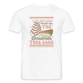 Hässlicher Weihnachtspullover - Männer T-Shirt - Weiß - Vorne - AI Model Male 178 dark (178cm)