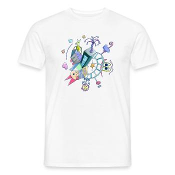 Fantasy - World for Children - Men's T-Shirt - white - Front - AI Model Male 178 dark (178cm)