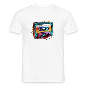 Mixtape - T-shirt homme - blanc - Devant - AI Model Male 178 dark (178cm)