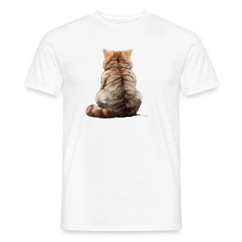 Exotic Shorthair - Men's T-Shirt - white - Front - AI Model Male 178 dark (178cm)