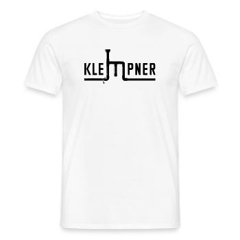 KlempnerJob Karriere Arbeiter Geld Verdienen - Männer T-Shirt - Weiß - Vorne - AI Model Male 178 dark (178cm)