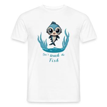Poisson sucré - T-shirt homme - blanc - Devant - AI Model Male 178 dark (178cm)
