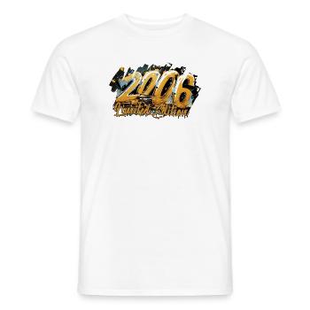 Edition Limitée Année de Naissance 2006 Anniversaire - T-shirt homme - blanc - Devant - AI Model Male 178 dark (178cm)