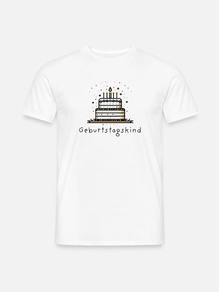 geburtstagskind geburtstag party feier my day - Männer T-Shirt - Weiß
