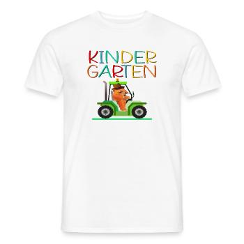 Kindergarten Kind Traktor - Männer T-Shirt - Weiß - Vorne - AI Model Male 178 dark (178cm)