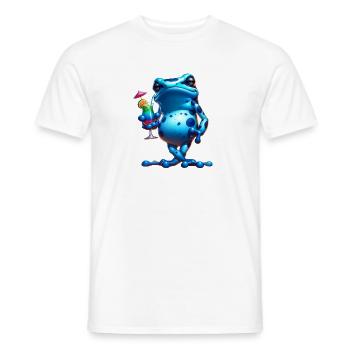 Poison dart frog - Men's T-Shirt - white - Front - AI Model Male 178 dark (178cm)