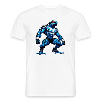 Poison dart frog - Men's T-Shirt - white - Front - AI Model Male 178 dark (178cm)