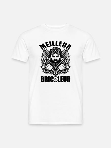 LE MEILLEUR BRICOLEUR - T-shirt homme - blanc