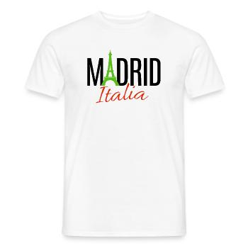 Egal ob Paris oder Madrid, Hauptsache Italien - Männer T-Shirt - Weiß - Vorne - AI Model Male 178 dark (178cm)
