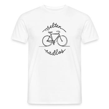 selten radlos radsport radfahren rad outdoor - Männer T-Shirt - Weiß - Vorne - AI Model Male 178 dark (178cm)