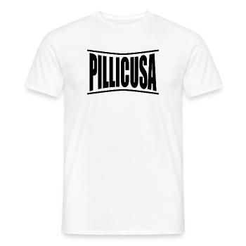 T-Shirt Sizilien pillicusa sizilianisch - Männer T-Shirt - Weiß - Vorne - AI Model Male 178 dark (178cm)