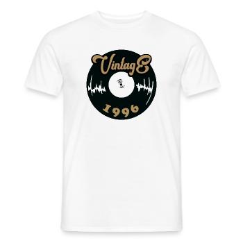 Millésime 1996 - T-shirt homme - blanc - Devant - AI Model Male 178 dark (178cm)