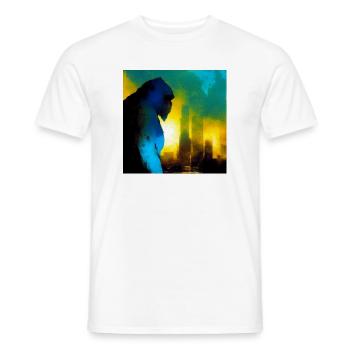 Gorilla 01 - Männer T-Shirt - Weiß - Vorne - AI Model Male 178 dark (178cm)