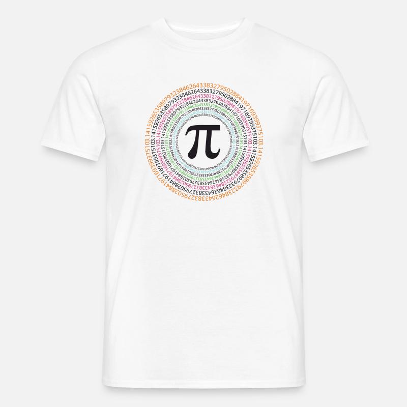 Pi-Tag - Glücklicher Pi-Tag - Männer T-Shirt - Weiß